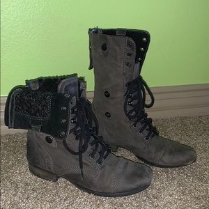 Steve Madden combat boots